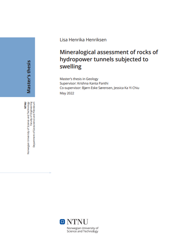 Mineralogical assessment of rocks of hydropower tunnels subjected to swelling