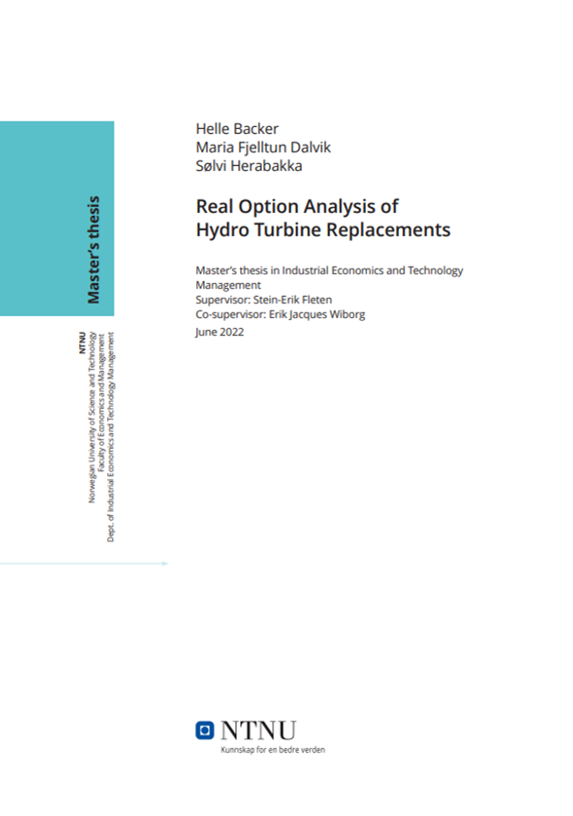 Real Option Analysis of Hydro Turbine Replacements